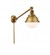 Hampden - 1 Light - 7 inch - Brushed Brass -Adjustable Swing Arm (3442|237-BB-HFS-61-BB-LED)