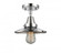 Railroad - 1 Light - 8 inch - Polished Chrome - Semi-Flush Mount (3442|447-1C-PC-M7)