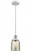Bell - 1 Light - 5 inch - White Polished Chrome - Cord hung - Mini Pendant (3442|916-1P-WPC-G58-LED)