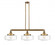 Bridgeton - 3 Light - 44 inch - Brushed Brass - Stem Hung - Adjustable Island Light (3442|213-BB-G692-12)