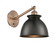 Adirondack - 1 Light - 8 inch - Antique Copper - Adjustable Sconce (3442|317-1W-AC-M14-BK-LED)