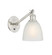 Castile - 1 Light - 6 inch - Brushed Satin Nickel - Adjustable Sconce (3442|317-1W-SN-G381-LED)