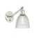 Castile - 1 Light - 6 inch - Brushed Satin Nickel - Adjustable Sconce (3442|317-1W-SN-G382)