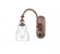 Ellery - 1 Light - 5 inch - Antique Copper - Adjustable Swing Arm (3442|518-1W-AC-G394)