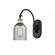 Caledonia - 1 Light - 5 inch - Black Antique Brass - Adjustable Swing Arm (3442|518-1W-BAB-G257-LED)