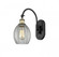 Eaton - 1 Light - 6 inch - Black Antique Brass - Adjustable Swing Arm (3442|518-1W-BAB-G82-LED)