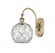 Farmhouse Rope - 1 Light - 8 inch - Brushed Brass - Sconce (3442|518-1W-BB-G122-8RW-LED)