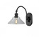 Orwell - 1 Light - 8 inch - Matte Black - Adjustable Swing Arm (3442|518-1W-BK-G132-LED)
