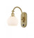 Athens - 1 Light - 6 inch - Satin Gold - Adjustable Swing Arm (3442|518-1W-SG-G121-6)