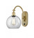 Athens - 1 Light - 8 inch - Satin Gold - Adjustable Swing Arm (3442|518-1W-SG-G122-8)
