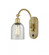 Caledonia - 1 Light - 5 inch - Satin Gold - Adjustable Swing Arm (3442|518-1W-SG-G259-LED)