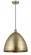 Bristol - 1 Light - 16 inch - Antique Brass - Cord hung - Mini Pendant (3442|616-1P-AB-MBD-16-AB-LED)