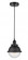 Hampden - 1 Light - 7 inch - Matte Black - Cord hung - Mini Pendant (3442|616-1PH-BK-HFS-64-BK-LED)