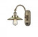 Railroad - 1 Light - 8 inch - Antique Brass - Adjustable Swing Arm (3442|918-1W-AB-M4)