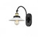 Halophane - 1 Light - 9 inch - Black Antique Brass - Adjustable Swing Arm (3442|918-1W-BAB-G1-LED)