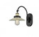 Halophane - 1 Light - 9 inch - Black Antique Brass - Adjustable Swing Arm (3442|918-1W-BAB-G2-LED)