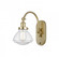 Olean - 1 Light - 7 inch - Satin Gold - Adjustable Swing Arm (3442|918-1W-SG-G324-LED)