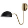 Trilby; 1 Light; Wall Sconce; Matte Black with Burnished Brass (81|60/7391)