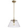 Dover; 1 Light; Medium Pendant; Vintage Brass with Clear Glass (81|60/7413)