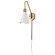 Tango; 1 Light; Wall Sconce; Matte White with Burnished Brass (81|60/7468)