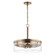 Intersection; 3 Light; Pendant; Burnished Brass with Clear Glass (81|60/7530)