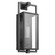 Exhibit; 1 Light; Medium Wall Lantern; Matte Black Finish with Clear Beveled Glass (81|60/7544)