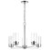 Intersection; 5 Light; Chandelier; Polished Nickel with Clear Glass; Polished Nickel Finish (81|60/7635)