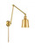 Addison - 1 Light - 8 inch - Satin Gold -Adjustable Swing Arm (3442|238-SG-M9-SG)