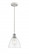 Bristol - 1 Light - 8 inch - White Polished Chrome - Cord hung - Mini Pendant (3442|516-1P-WPC-GBD-752)
