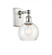 Athens - 1 Light - 6 inch - White Polished Chrome - Sconce (3442|516-1W-WPC-G124-6-LED)