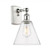 Berkshire - 1 Light - 8 inch - White Polished Chrome - Sconce (3442|516-1W-WPC-GBC-84-LED)