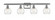 Athens - 4 Light - 36 inch - Brushed Satin Nickel - Bath Vanity Light (3442|516-4W-SN-G124-6-LED)