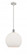Athens - 1 Light - 12 inch - White Polished Chrome - Mini Pendant (3442|516-1S-WPC-G121-12-LED)