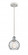 Athens Water Glass - 1 Light - 6 inch - White Polished Chrome - Cord hung - Mini Pendant (3442|516-1P-WPC-G1215-6)