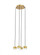 Gable 4 Light Chandelier (7355|700TRSPGBL4RNB-LED930)