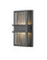 2 Light Outdoor Wall Light (276|577S-BK-LED)