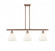 Bristol - 3 Light - 36 inch - Antique Copper - Cord hung - Island Light (3442|516-3I-AC-GBD-751)