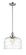 Bell - 1 Light - 12 inch - Polished Chrome - Stem Hung - Mini Pendant (3442|201S-PC-G713-L)