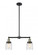 Bell - 2 Light - 21 inch - Black Antique Brass - Stem Hung - Island Light (3442|209-BAB-G513)