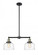 Bell - 2 Light - 21 inch - Black Antique Brass - Stem Hung - Adjustable Island Light (3442|209-BAB-G713)