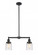 Bell - 2 Light - 21 inch - Oil Rubbed Bronze - Stem Hung - Adjustable Island Light (3442|209-OB-G513)