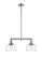 Bell - 2 Light - 21 inch - Polished Chrome - Stem Hung - Adjustable Island Light (3442|209-PC-G713)