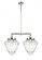 Bullet - 2 Light - 24 inch - Polished Nickel - Stem Hung - Adjustable Island Light (3442|209-PN-G664-12-LED)