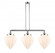 Bullet - 3 Light - 40 inch - Polished Chrome - Stem Hung - Adjustable Island Light (3442|213-PC-G661-12)