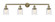 Bell - 4 Light - 42 inch - Antique Brass - Adjustable Bath Vanity Light (3442|215-AB-G513-LED)