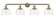 Bell - 4 Light - 44 inch - Antique Brass - Adjustable Bath Vanity Light (3442|215-AB-G713)