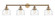 Bell - 4 Light - 44 inch - Brushed Brass - Adjustable Bath Vanity Light (3442|215-BB-G713)