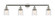 Bell - 4 Light - 42 inch - Polished Nickel - Adjustable Bath Vanity Light (3442|215-PN-G513)