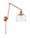 Bell - 1 Light - 8 inch - Antique Copper - Swing Arm (3442|238-AC-G713-LED)