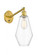 Cindyrella - 1 Light - 7 inch - Satin Gold - Adjustable Sconce (3442|317-1W-SG-G652-7)